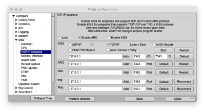 FLDigi Setttings